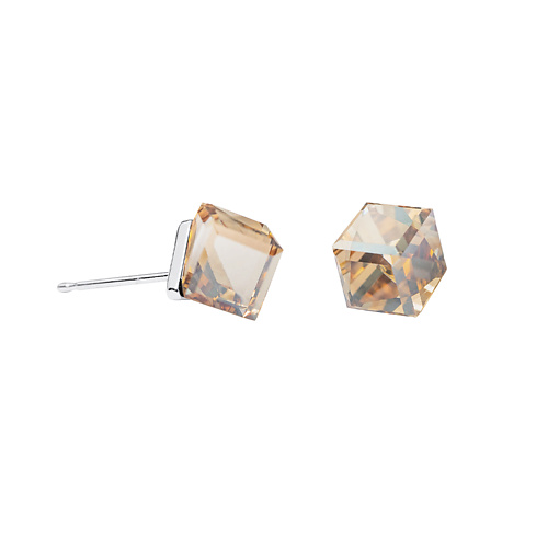 

FIORE LUNA Пусеты Crystal Golden Shadow, Пусеты Crystal Golden Shadow