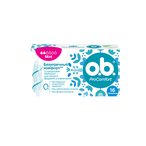 

O.B. Тампоны Comfort мини 16.0, Тампоны Comfort мини