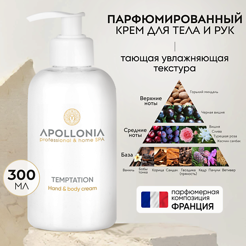 

APOLLONIA Парфюмированный крем для рук и тела 300.0, Парфюмированный крем для рук и тела