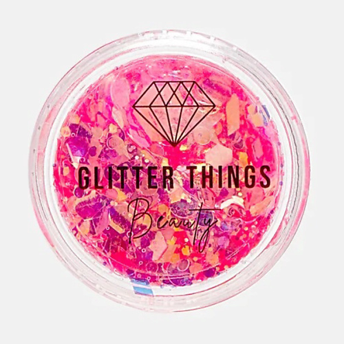   Летуаль GLITTER THINGS Глиттер Гель Блёстки для глаз, лица и тела Фейерверк 