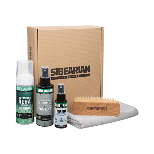 

SIBEARIAN Набор для чистки и защиты обуви PROTECT & CLEAN, Набор для чистки и защиты обуви PROTECT & CLEAN