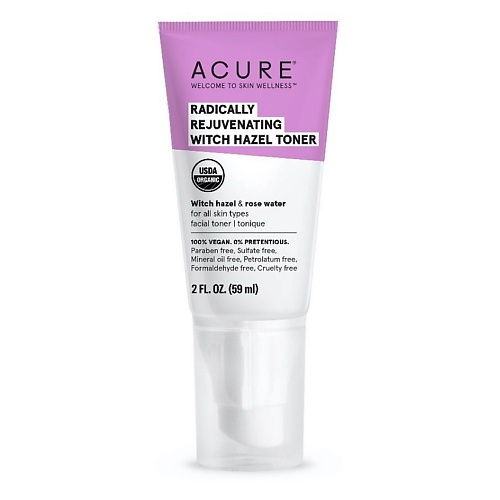 

ACURE Органический тонер с гамамелисом и розовой водой Radically Rejuvenating 59, Органический тонер с гамамелисом и розовой водой Radically Rejuvenating