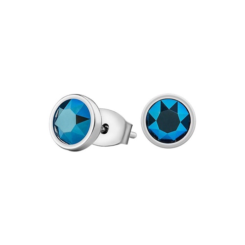 

FIORE LUNA Пусеты Crystal Metallic Blue, Пусеты Crystal Metallic Blue