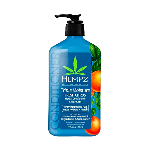 HEMPZ Кондиционер Тройное увлажнение / Triple Moisture Fresh Citrus Herbal Conditioner 500.0