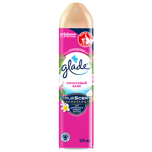 

GLADE Освежитель воздуха Кокосовый Бали 300.0, Освежитель воздуха Кокосовый Бали