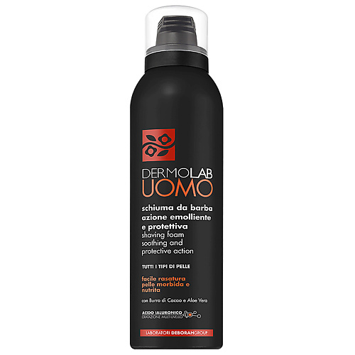 

DERMOLAB DEBORAH Пена для бритья Dermolab Uomo Shaving Foam Soothing And Protective Action - All Skin 200, DEBORAH Пена для бритья Dermolab Uomo Shaving Foam Soothing And Protective Action - All Skin