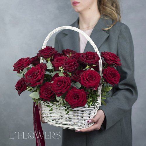 

L'FLOWERS Корзина Скарлетт, Корзина Скарлетт