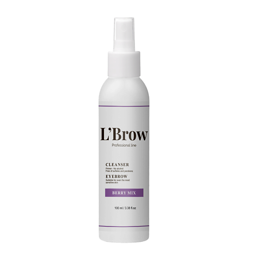 

L`BROW Обезжириватель Cleanser для бровей (Ягодный микс) 100.0, Обезжириватель Cleanser для бровей (Ягодный микс)
