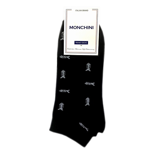 

MONCHINI Носки мужские черные "Рыбки", Носки мужские черные "Рыбки"