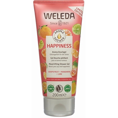 

WELEDA Ароматный гель для душа Happiness 200.0, Ароматный гель для душа Happiness