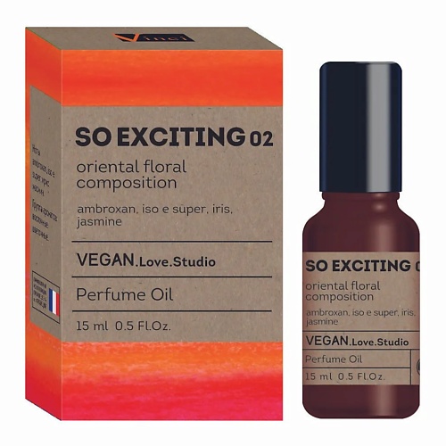 

VEGAN.LOVE.STUDIO Парфюмерное масло для тела So Exciting 02 15.0, Парфюмерное масло для тела So Exciting 02