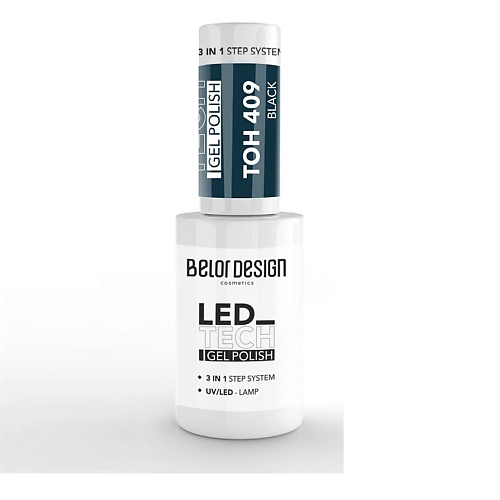 

BELOR DESIGN Лак-гель для ногтей Led Tech 3в1, Лак-гель для ногтей Led Tech 3в1