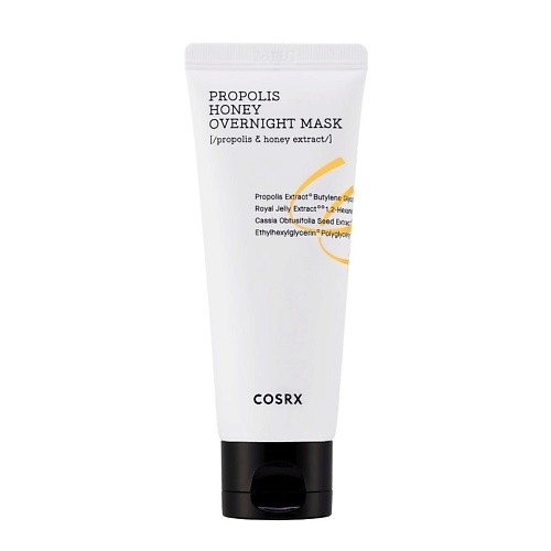 

COSRX Увлажняющая ночная маска для лица с прополисом Full Fit Propolis Honey Overnight Mask 60.0, Увлажняющая ночная маска для лица с прополисом Full Fit Propolis Honey Overnight Mask
