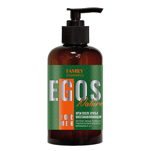 

FAMILY COSMETICS Крем после бритья восстанавливающий Nature серии EGOS for men 285.0, Крем после бритья восстанавливающий Nature серии EGOS for men
