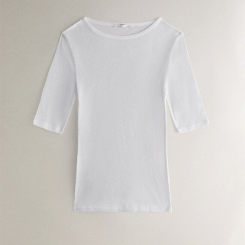 

ZARA HOME Хлопковая футболка с короткими рукавами, Хлопковая футболка с короткими рукавами