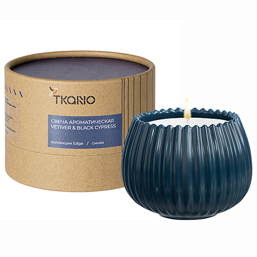 

TKANO Свеча ароматическая Vetiver & Black cypress 200, Свеча ароматическая Vetiver & Black cypress