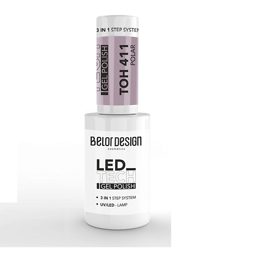 

BELOR DESIGN Лак-гель для ногтей Led Tech 3в1, Лак-гель для ногтей Led Tech 3в1
