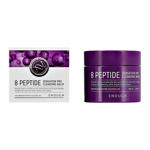 

ENOUGH Бальзам для умывания 8 PEPTIDE SENSATION PRO для эластичности кожи 100.0, Бальзам для умывания 8 PEPTIDE SENSATION PRO для эластичности кожи