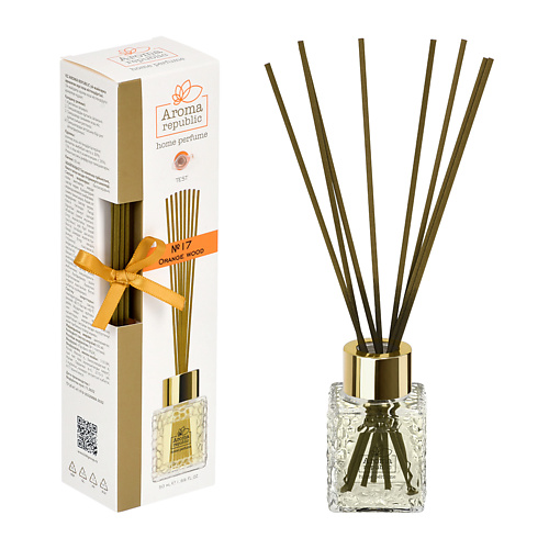 

AROMA REPUBLIC Ароматический диффузор в стеклянном флаконе,"№17 Orange wood" 50, Ароматический диффузор в стеклянном флаконе,"№17 Orange wood"