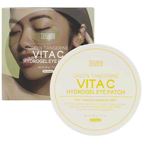 

TENZERO Патчи для кожи вокруг глаз гидрогелевые с витамином С Green Tangerine Vita C Hydrogel Eye Patch, Патчи для кожи вокруг глаз гидрогелевые с витамином С Green Tangerine Vita C Hydrogel Eye Patch