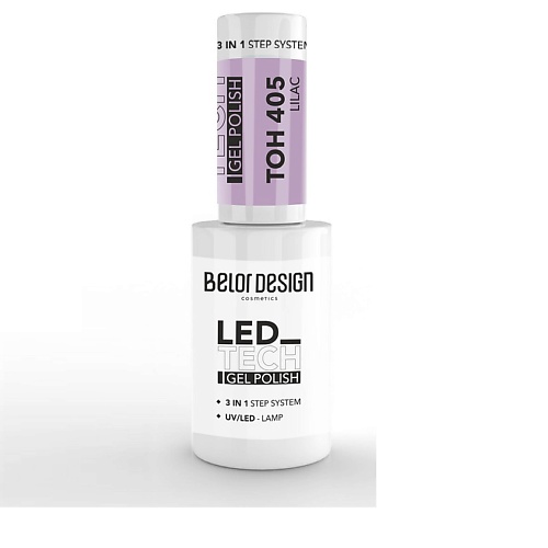 

BELOR DESIGN Лак-гель для ногтей Led Tech 3в1, Лак-гель для ногтей Led Tech 3в1