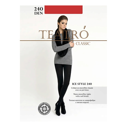 

TEATRO Женские колготки Ice Style Color Redtomato 240 den, Женские колготки Ice Style Color Redtomato 240 den