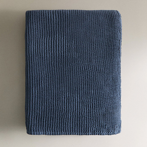 

ZARA HOME Плед из хлопка вафельной вязки 140 x 190, Плед из хлопка вафельной вязки 140 x 190