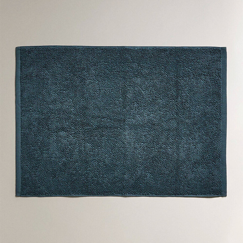 

ZARA HOME Однотонный коврик для ванной из хлопка, Однотонный коврик для ванной из хлопка