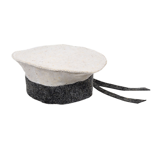 

HOT POT Шапка для бани и сауны "Бескозырка" комби, Шапка для бани и сауны "Бескозырка" комби