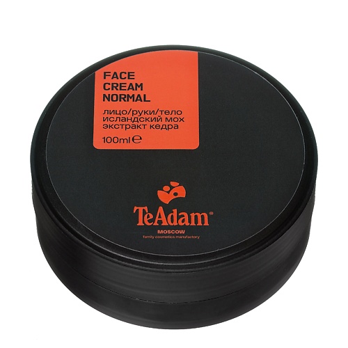 

TEADAM Крем мужской универсальный FACE CREAM NORMAL 100.0, Крем мужской универсальный FACE CREAM NORMAL