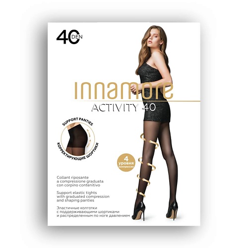 INNAMORE Женские колготки Activity 40 den Nero