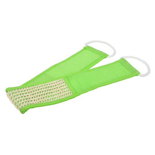 

БАННЫЕ ШТУЧКИ Мочалка из сизаля, лента с сегментами хлопка с веревочной ручкой, Мочалка из сизаля, лента с сегментами хлопка с веревочной ручкой