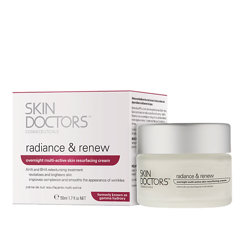 

SKIN DOCTORS Skin Doctors Rediance & Renew обновляющий крем против морщин и видимых признаков увядания кожи лица 50.0, Skin Doctors Rediance & Renew обновляющий крем против морщин и видимых признаков увядания кожи лица