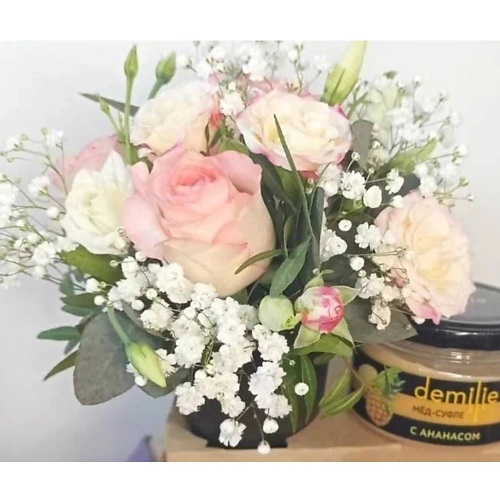 

VORNIKOV BOUQUETS Цветы и мед Сладкий комплимент, Цветы и мед Сладкий комплимент