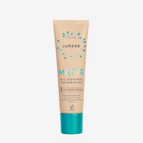 LUMENE Матирующий тональный крем Matte Oil-Control Foundation SPF20