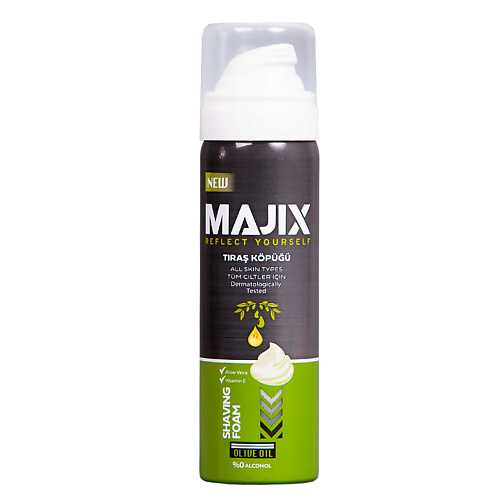

MAJIX Пена для бритья Olive oil 50.0, Пена для бритья Olive oil