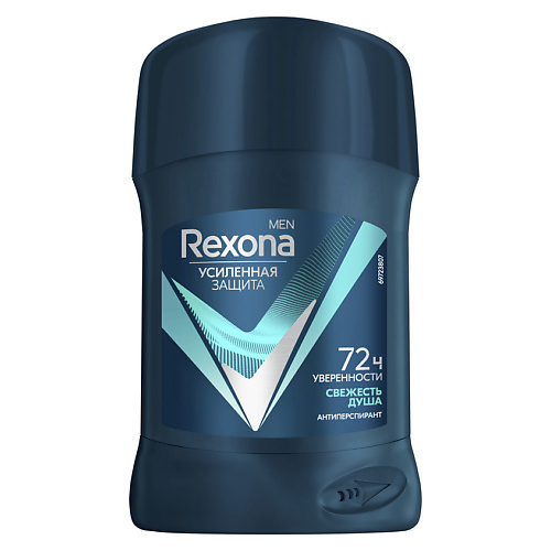 

REXONA Дезодорант-антиперспирант стик усиленная защита Свежесть душа Men, Дезодорант-антиперспирант стик усиленная защита Свежесть душа Men