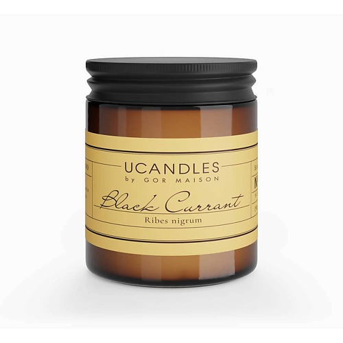 

UCANDLES Свеча Black Currant Botanique VASO 200.0, Свеча Black Currant Botanique VASO