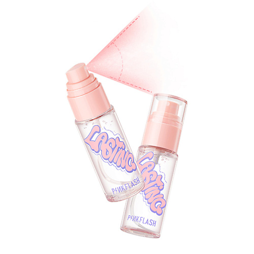 Фиксаторы макияжа  Летуаль PINK FLASH Фиксирующий спрей для макияжа Double Fix 40.0