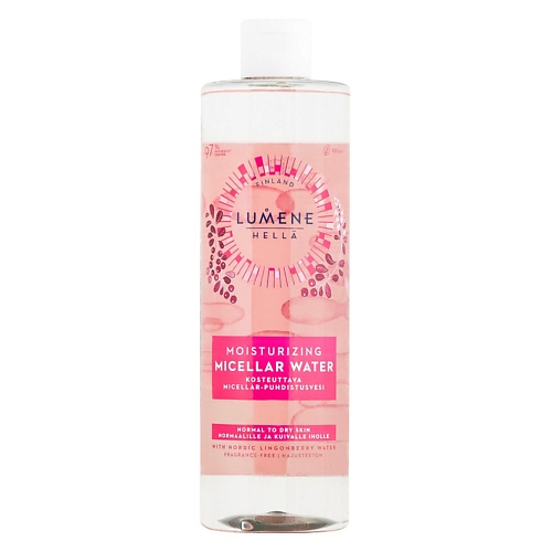 Мицеллярная вода LUMENE Увлажняющая мицеллярная вода Moisturizing Micellar Water, для нормалной и сухой кожи 400.0