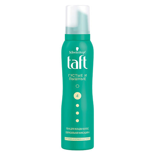 

ТАФТ TAFT Пена для укладки Густые и Пышные, для тонких и ослабленных волос, сверхсильная фиксация, TAFT Пена для укладки Густые и Пышные, для тонких и ослабленных волос, сверхсильная фиксация