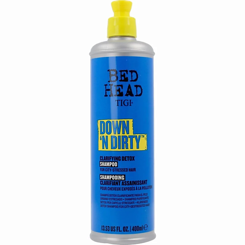 

TIGI Очищающий детокс-шампунь Bed Head Down'n Dirty Clarifying Detox Shampoo 400.0, Очищающий детокс-шампунь Bed Head Down'n Dirty Clarifying Detox Shampoo