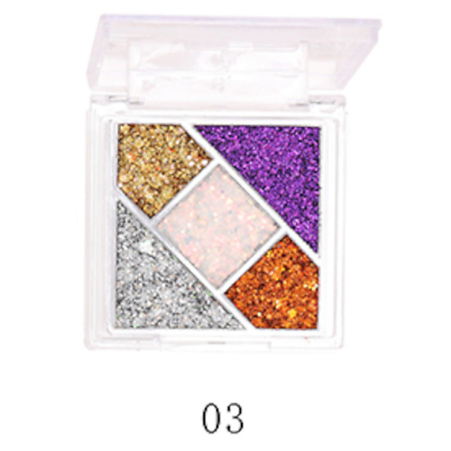 

FARRES Тени для век "Heavy Metal Glitter" 5 цветов, Тени для век "Heavy Metal Glitter" 5 цветов