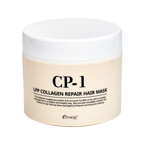

ESTHETIC HOUSE Восстанавливающая маска для волос CP-1 LPP COLLAGEN REPAIR HAIR MASK 300.0, Восстанавливающая маска для волос CP-1 LPP COLLAGEN REPAIR HAIR MASK