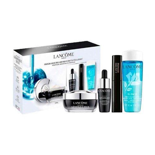 

LANCOME Набор Genifique: Крем для век + Сыворотка для лица + Лосьон для снятия макияжа + Тушь, Набор Genifique: Крем для век + Сыворотка для лица + Лосьон для снятия макияжа + Тушь