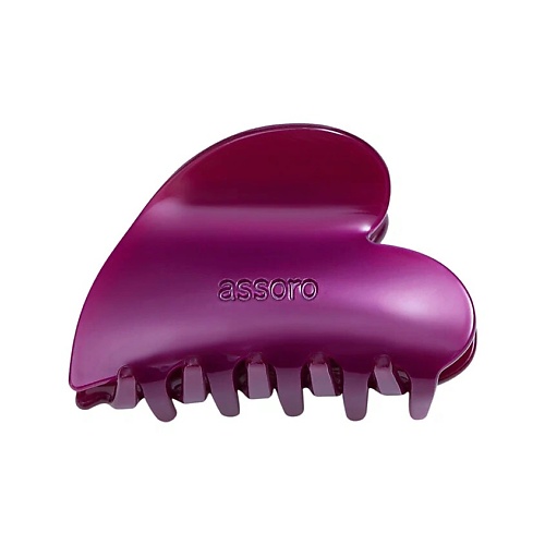 ASSORO Краб для волос - Сливовое сердце 2400₽