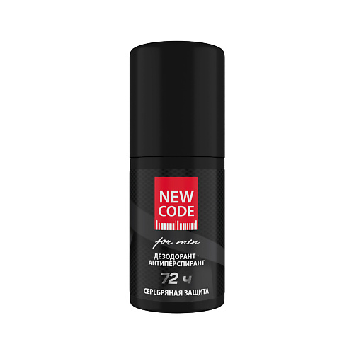 

NEW CODE Шариковый дезодорант-антиперспирант мужской "Серебряная защита" 50.0, Шариковый дезодорант-антиперспирант мужской "Серебряная защита"