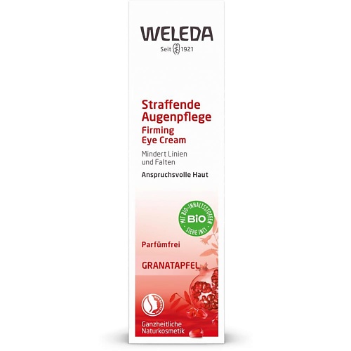 

WELEDA Укрепляющий гранатовый крем-лифтинг для кожи вокруг глаз 10.0, Укрепляющий гранатовый крем-лифтинг для кожи вокруг глаз