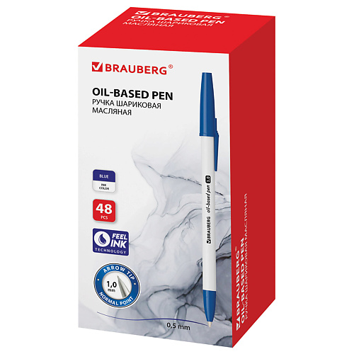 

BRAUBERG Ручка шариковая Stick Medium 1000.0, Ручка шариковая Stick Medium