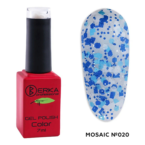 

BERKA Гель-лак для ногтей Mosaic, Гель-лак для ногтей Mosaic